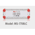 17X8 Cascade Satellite Multiswitch with Indicating LED 17 inputs 8 outputs Model MS-1708LC